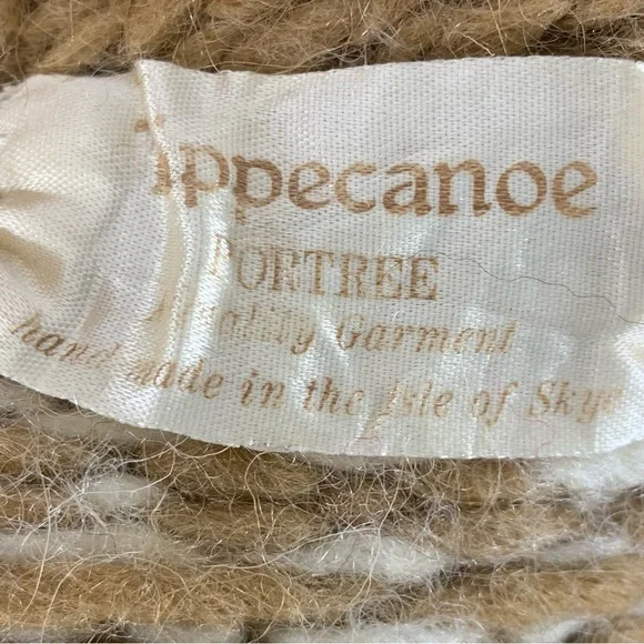 Vintage hand made wool sweater , cardigan fairy - Picture 11 of 11